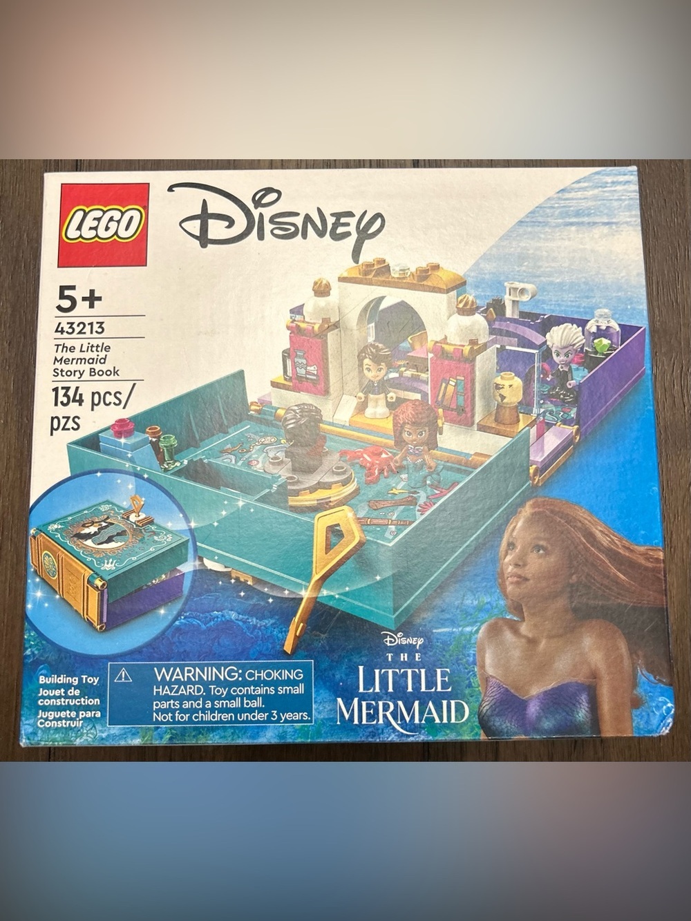 Disney LEGO The Little Mermaid Playset - Teal, Purple & Gold